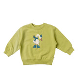 Geese | Oversized Sweater | Spinach Green