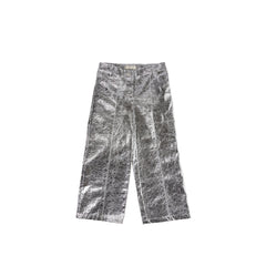 Space | Wide Leg Pants | Silver