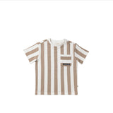 Bold Stripes | Oversized Tee | Stucco