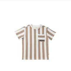 Bold Stripes | Oversized Tee | Stucco