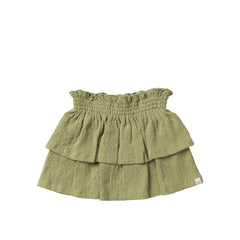 Broderie | Ruffle Skirt | Sage