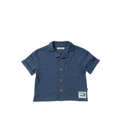 Stagger | Loose Shirt | Ensign Blue