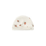 Reversible Beanie | Strawberry | Antique White