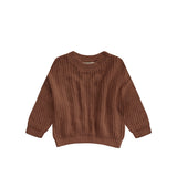 Knit | Oversized Sweater | Brown Stone